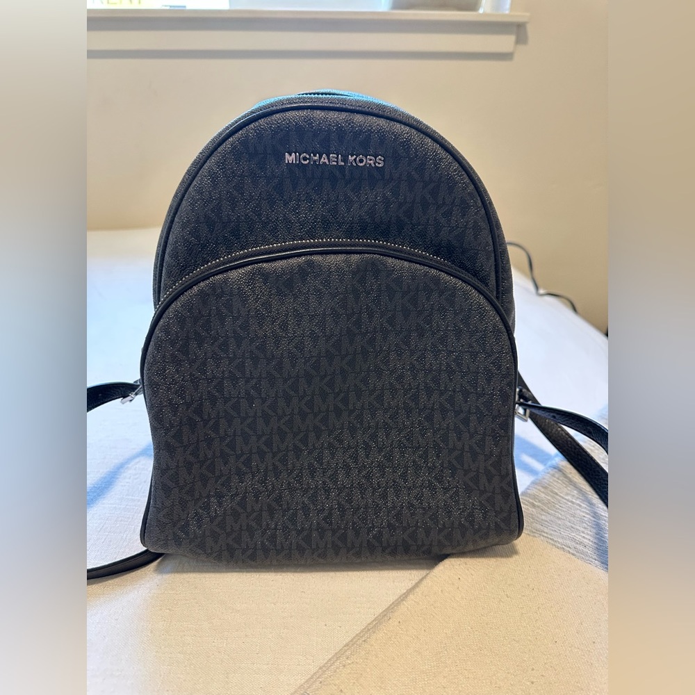 Micheal Kors medium logo backpack